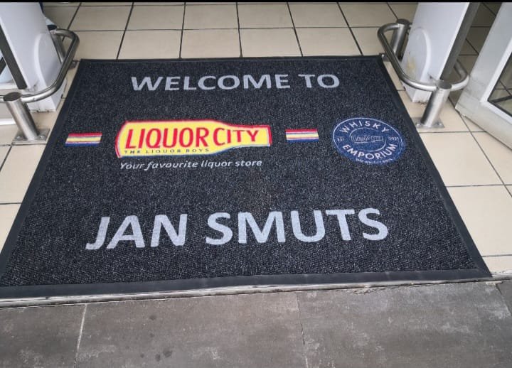 Retail store branded mat