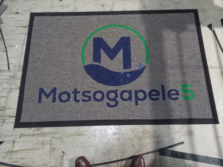 Custom branded mats with corporate logos