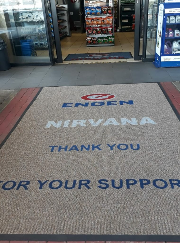 Custom promotional logo mat