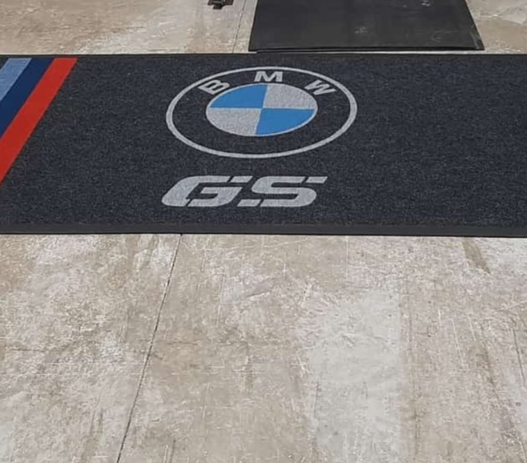 Company branded floor mat